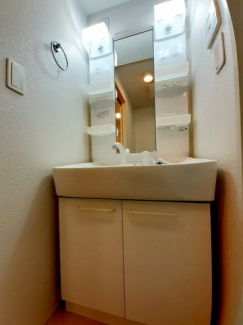 コンパクトで使いやすい洗面所