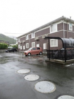 駐車場に車を止められます