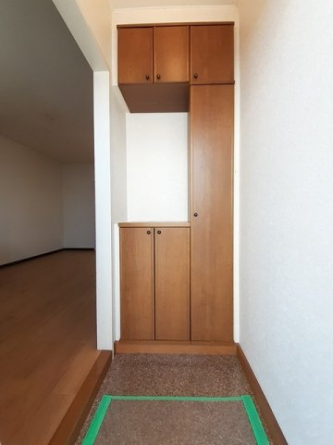 シンプルで使いやすい玄関です