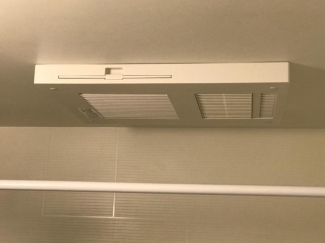 雨の日も安心の浴室乾燥機