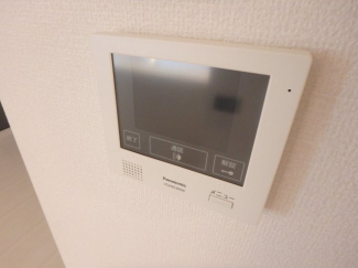 モニター付きインターホン完備