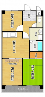 東向き・日当たり良好
ひろびろ3LDK