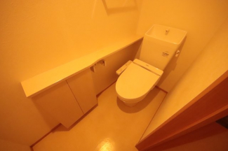 ゆったりとした空間のトイレです