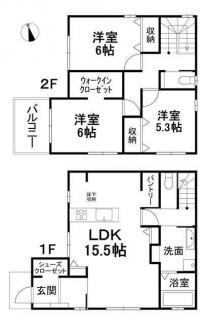松山市南江戸４丁目の新築一戸建ての画像