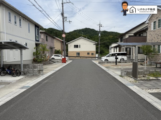 前面道路です。