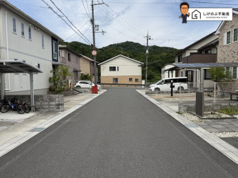 前面道路です。