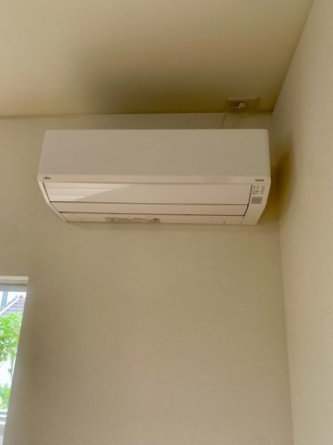 LDK東掃出し側のクーラー