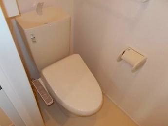 トイレもきれいです