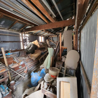 車庫兼作業場が付いている戸建の画像