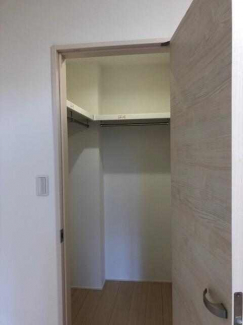 便利なウオークインクローゼット