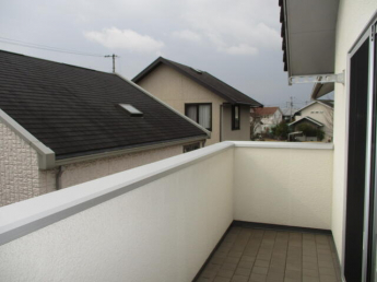 バルコニーから西方向を撮影