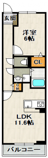 1階のお部屋です。
