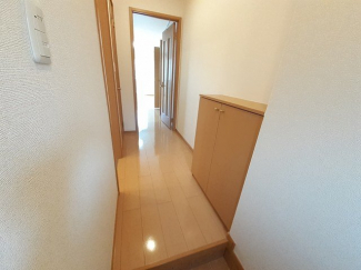 ゆったりとした玄関です