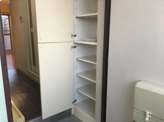 シンプルで使いやすい玄関です