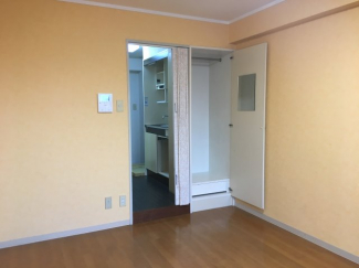 落ち着いた色調の洋室です
