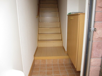 ゆったりとした玄関です