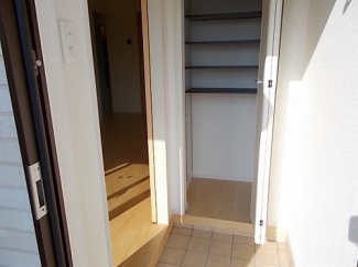 ゆったりとした玄関です