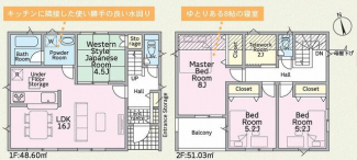 １号棟・間取図