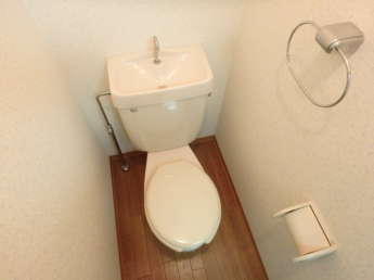 ゆったりとした空間のトイレです