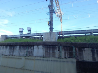 バルコニーからの景色です