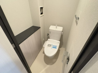 ゆったりとした空間のトイレです