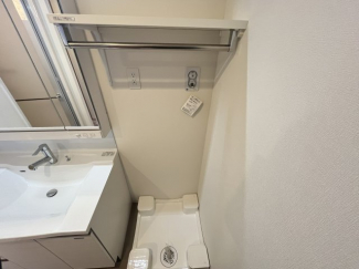 洗濯機置場です