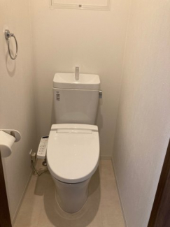 シンプルなトイレで使いやすい。