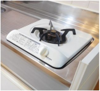 コンパクトなキッチンで掃除もラクラク