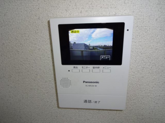 来客の確認が出来るＴＶモニターホンです。