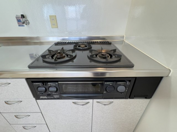 便利なビルトインコンロ