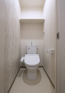 ゆったりとした空間のトイレです