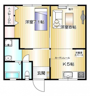加古郡稲美町六分一のアパートの画像