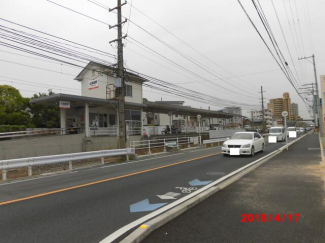 伊予鉄郡中線　土居田駅　約５分