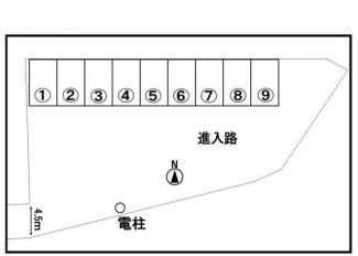 松山市西石井１丁目の駐車場の画像