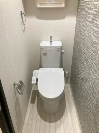 清潔感のあるトイレです