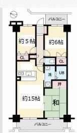 ３ＬＤＫ　ＬＤＫ１５　和６　洋６　洋５