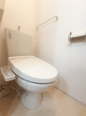 清潔感のあるトイレです