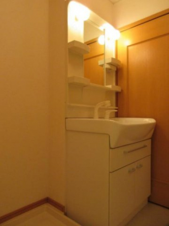 忙しい朝には欠かせない洗面所です