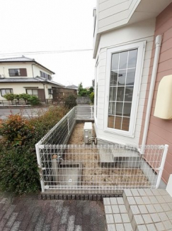 お庭です