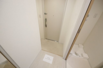 落ち着いた玄関です