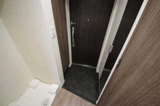 シンプルで使いやすい玄関です