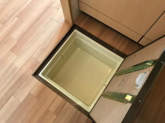 床下収納にもストックできます