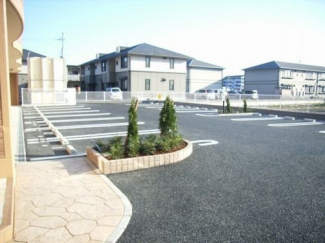 駐車場に車を止められます