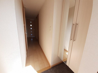 落ち着いた玄関です