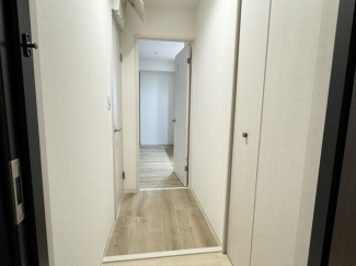 シンプルで使いやすい玄関です