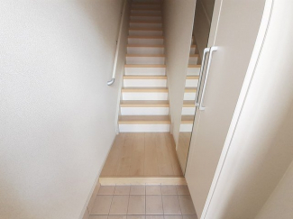 ゆったりとした玄関です