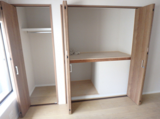住空間を広々使える収納
