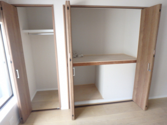 住空間を広々使える収納