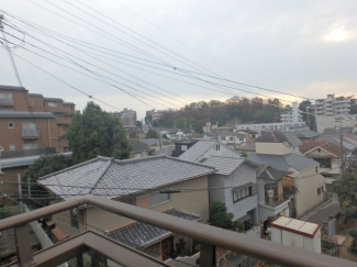 バルコニーからの景色です