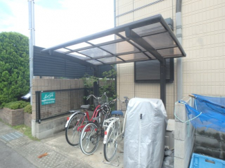 駐輪場です